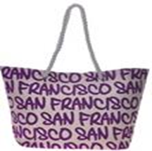 Woven Bag with Rope Handle- San Francisco