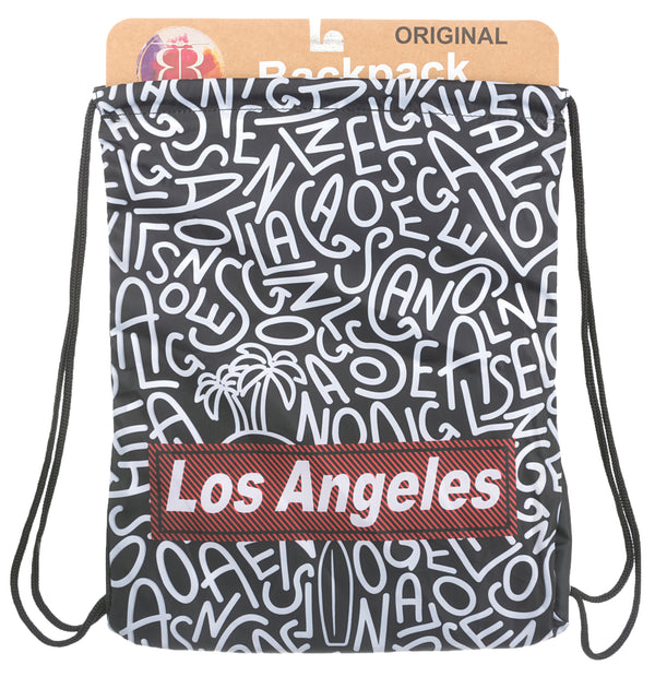 Balagan Bold Drawstring Backpack - Los Angeles