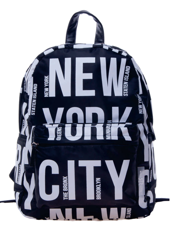 Bold Letter Backpack- New York