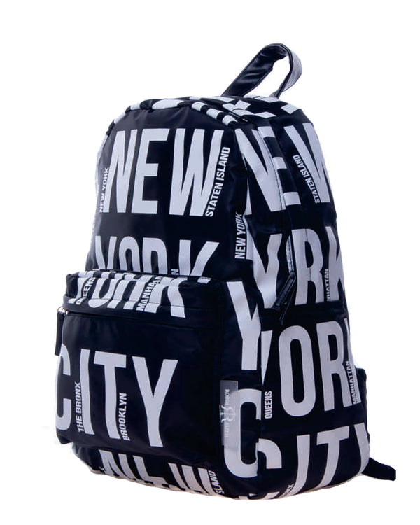 Bold Letter Backpack- New York