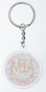 Glitter Keychain- Miami