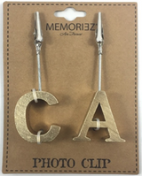 Metal Photo Clip- California