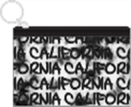 Tie Dye Square Coin Purse- California