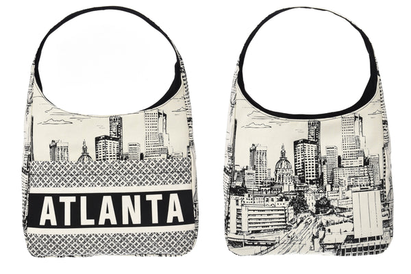 Atlanta City Bag – Black/White