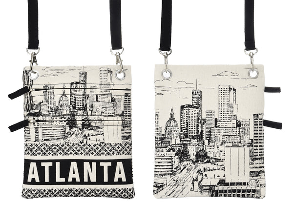 Atlanta Neckwallet – Black/White