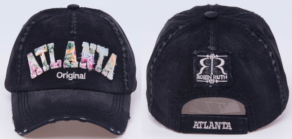 Original Cap with Floral Letters-Atlanta
