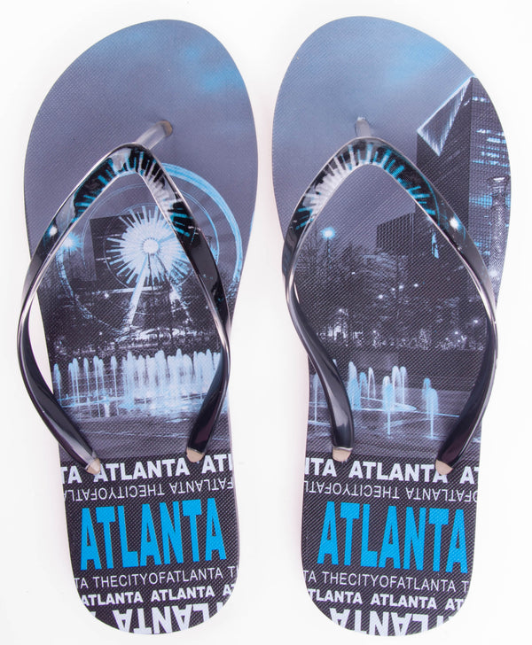 Women's Photo Flip Flop- Atlanta