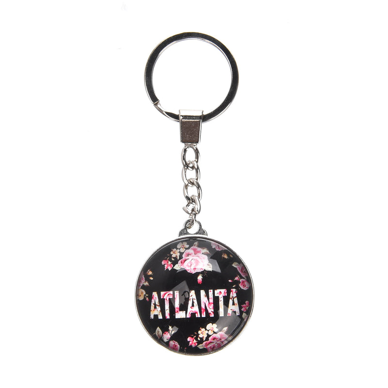 Bubble Floral Keychain- Atlanta