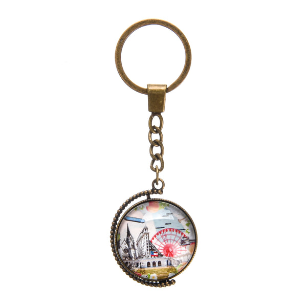 Circle Keychain- Georgia