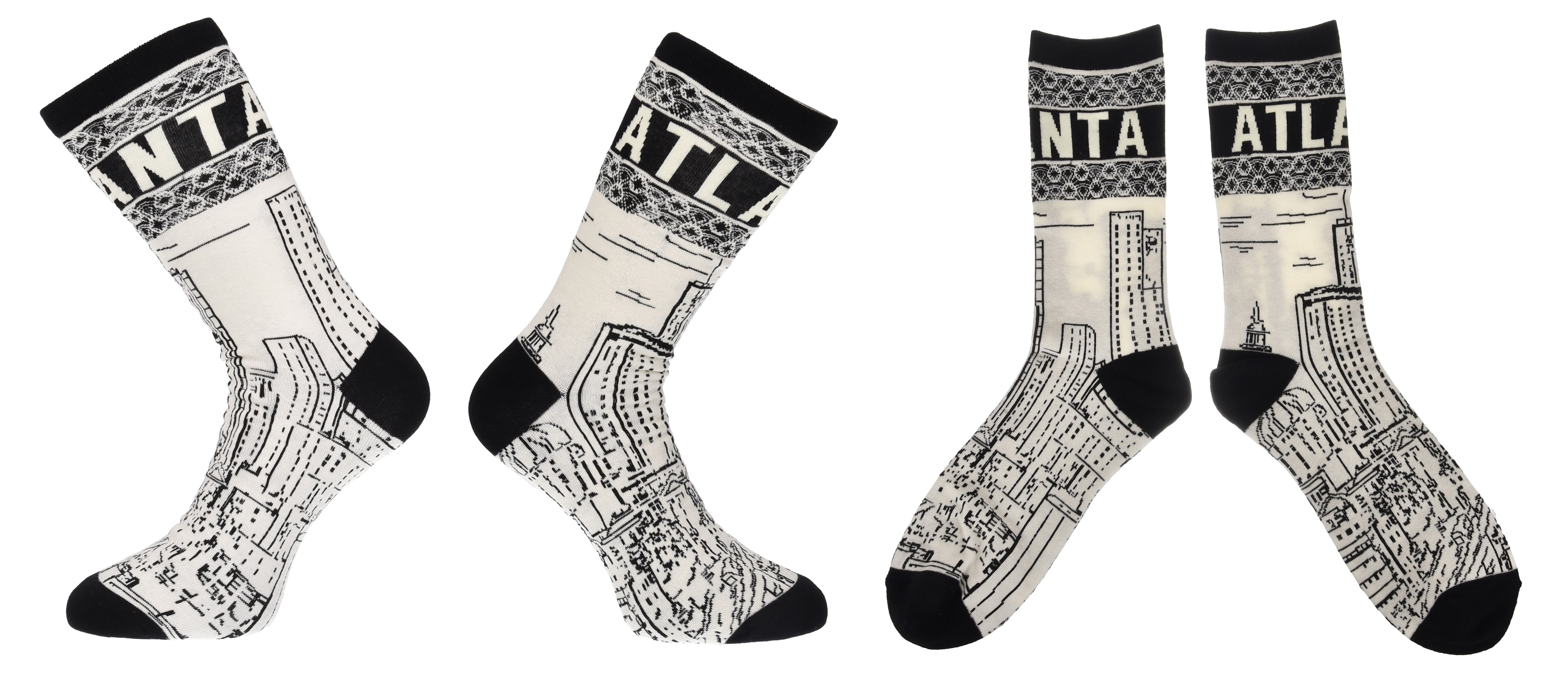 City Backdrop Socks – Atlanta – robinruthstore.com
