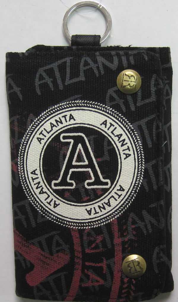 Atlanta Stamp Wallet - Red/Black