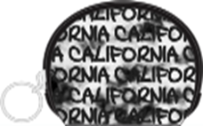 Tie Dye Small Coin Purse- California