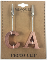 Metal Photo Clip- California