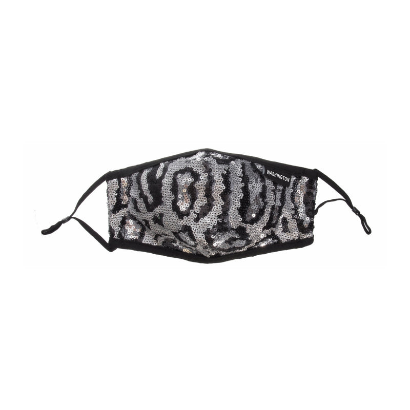 Washington- Zebra Glamour Sequin Mask