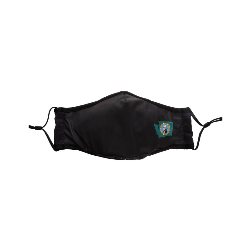 Washington- State Flag Mask Black