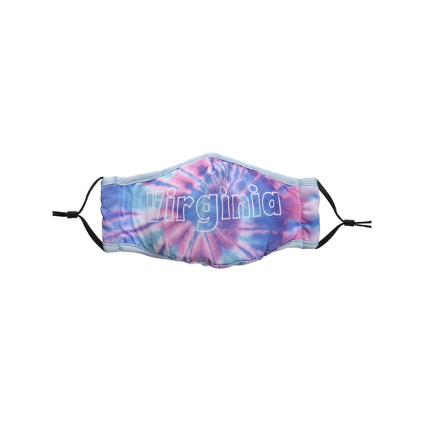 Virginia- Tie-Dye Mask Cotton Candy