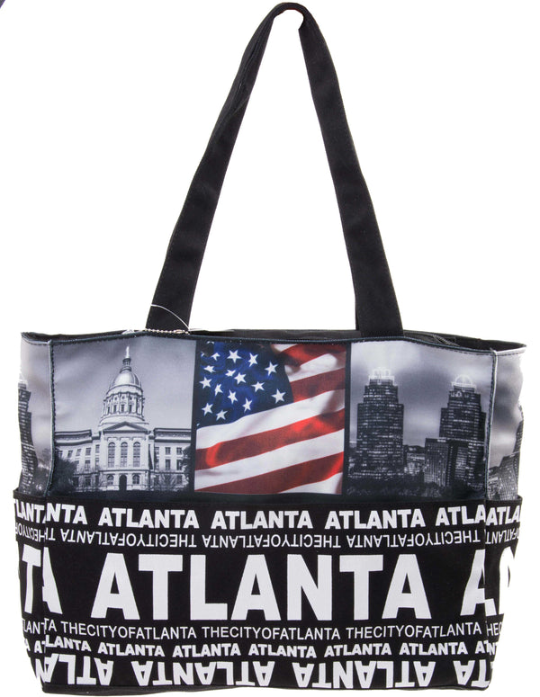 Collage Photo Tote Bag- Atlanta