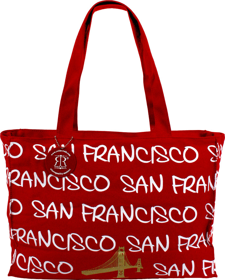 Canvas Bag - SF - Medium Golden Gate Tote