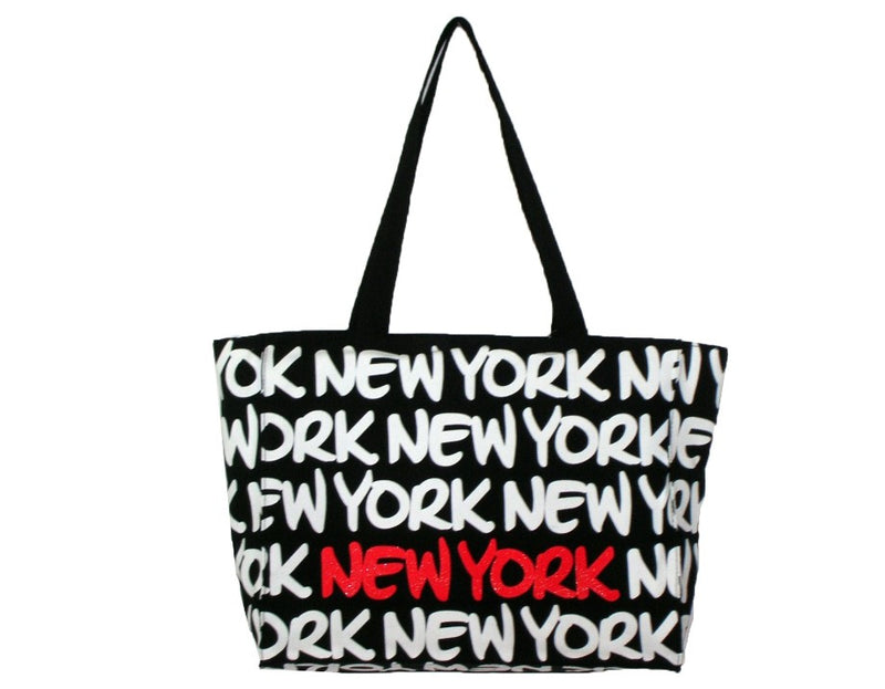 Bold Letter- New York Medium Tote –