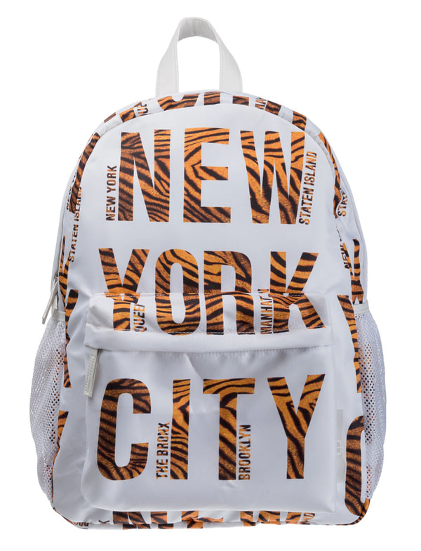 Bold Zebra Print Backpack