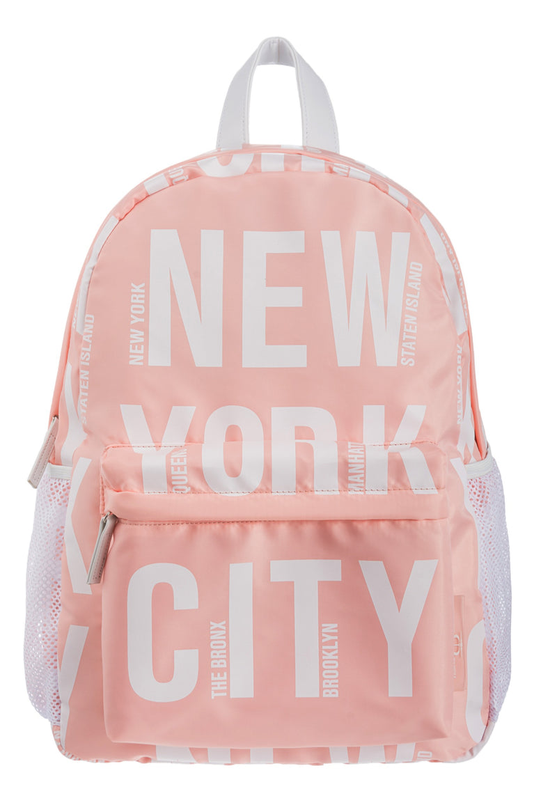 Bold Letter Backpack- New York