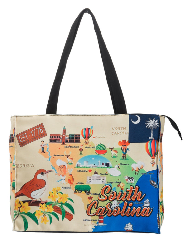 City Icon Medium Tote- South Carolina