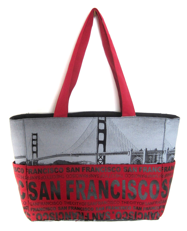Skyline San Francisco -Medium Bag With Front Pocket