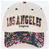 Floral Stitched  Cap - LA