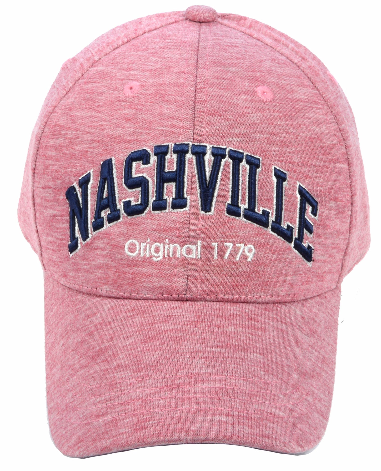 Nashville Pink Satin  Embroidered Hat NEW Nashville Tennessee Hat Cap Strapback Womens Pink Adjustable  main image 4
