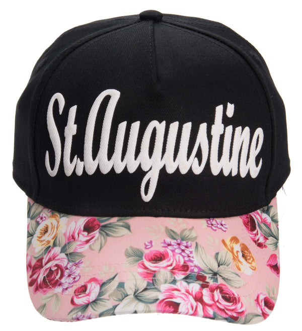 Floral Script Cap- St. Augustine