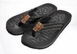 Bold Letter Men's Flip Flop- Daytona