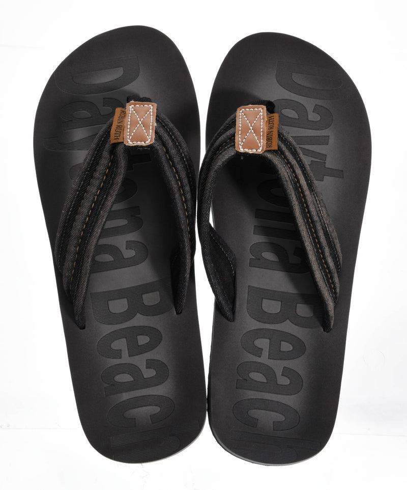 Bold Letter Men's Flip Flop- Daytona