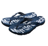 Pressed Men's Navy Flip Flop- Myrtle Beach