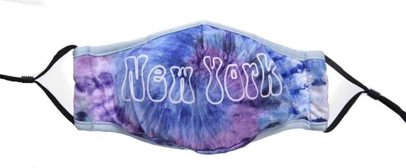 New York- TIE DYE Face Mask