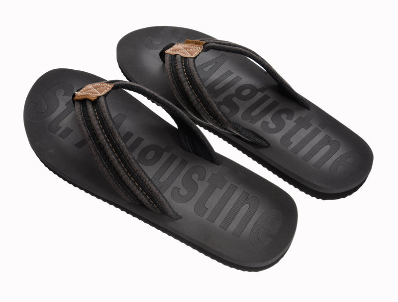 Bold Letter Men's Flip Flop- St. Augustine