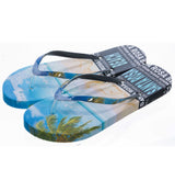 Digital Skyline Women's Flip Flop- Santa Rosa