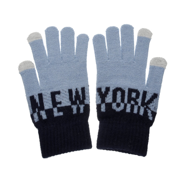 Color Block Smart Touch Gloves -NY