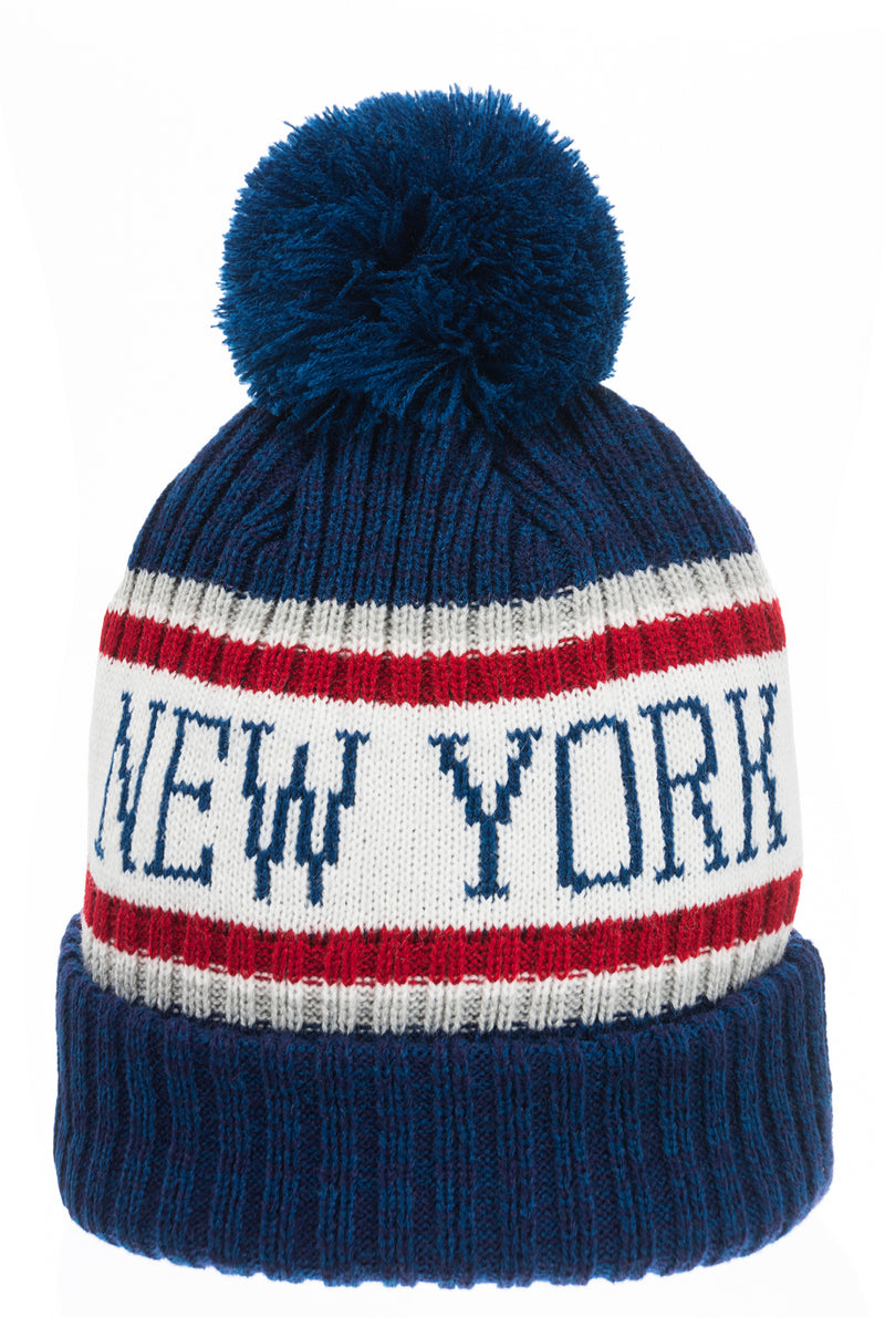 Pompom Beanie - New York