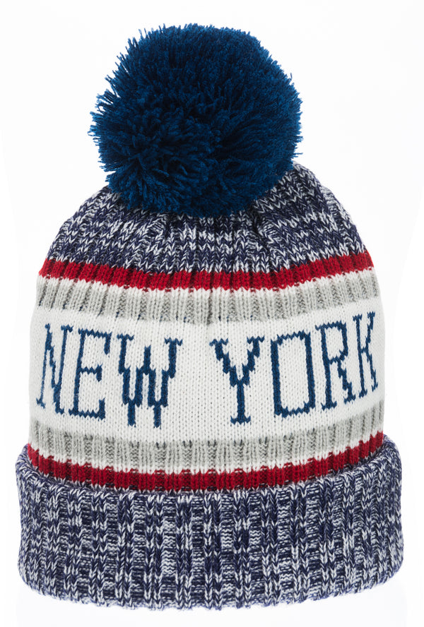 Pompom Beanie - New York