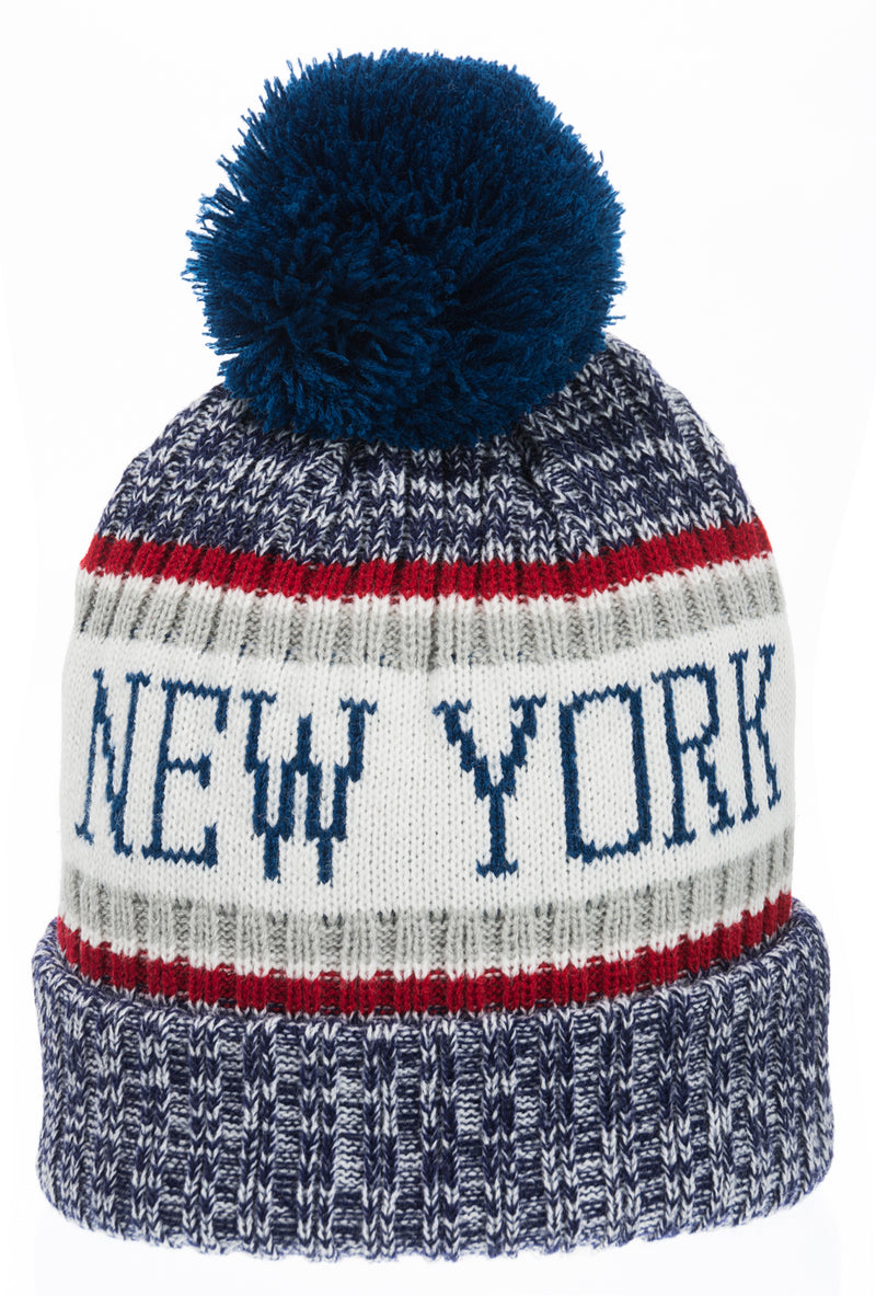 Pompom Beanie - New York