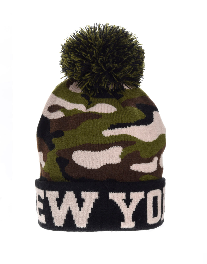 Camouflage  Beanie- New York