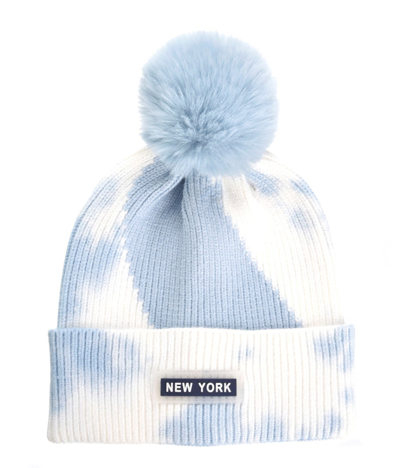 PVC Tie Dye Beanie - NY