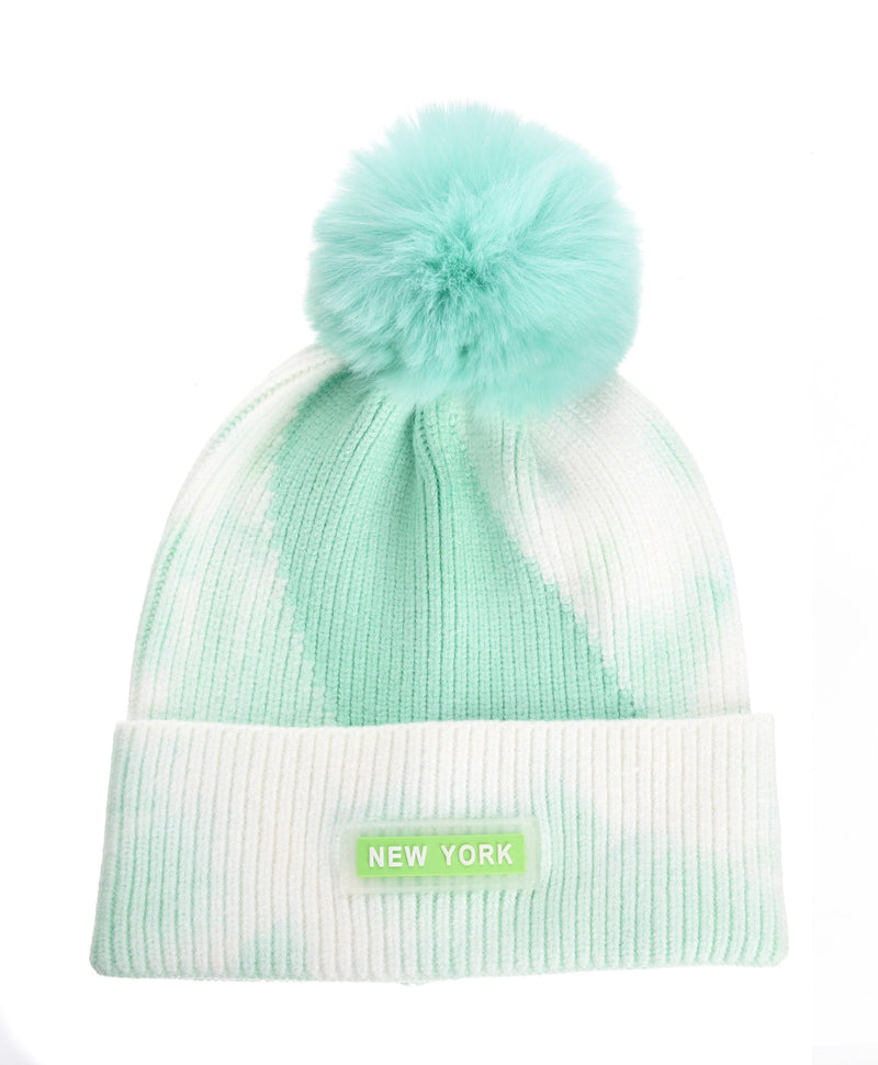 PVC Tie Dye Beanie - NY