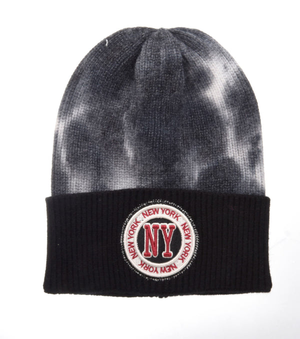 Tie Dye Stamp Beanie- NY