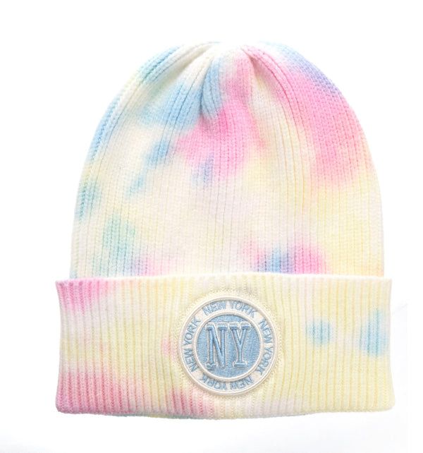 Tie Dye Stamp Beanie- NY