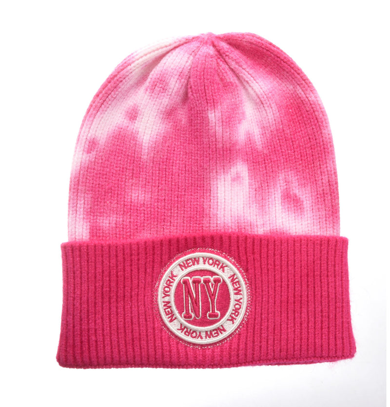 Tie Dye Stamp Beanie- NY