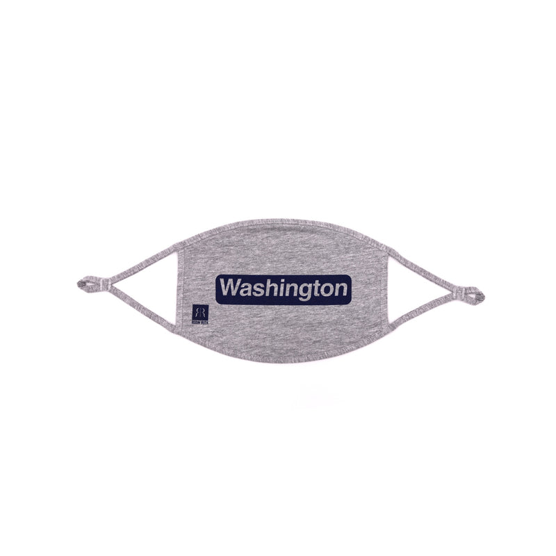 Washington- Block Navy & Grey Face Cover