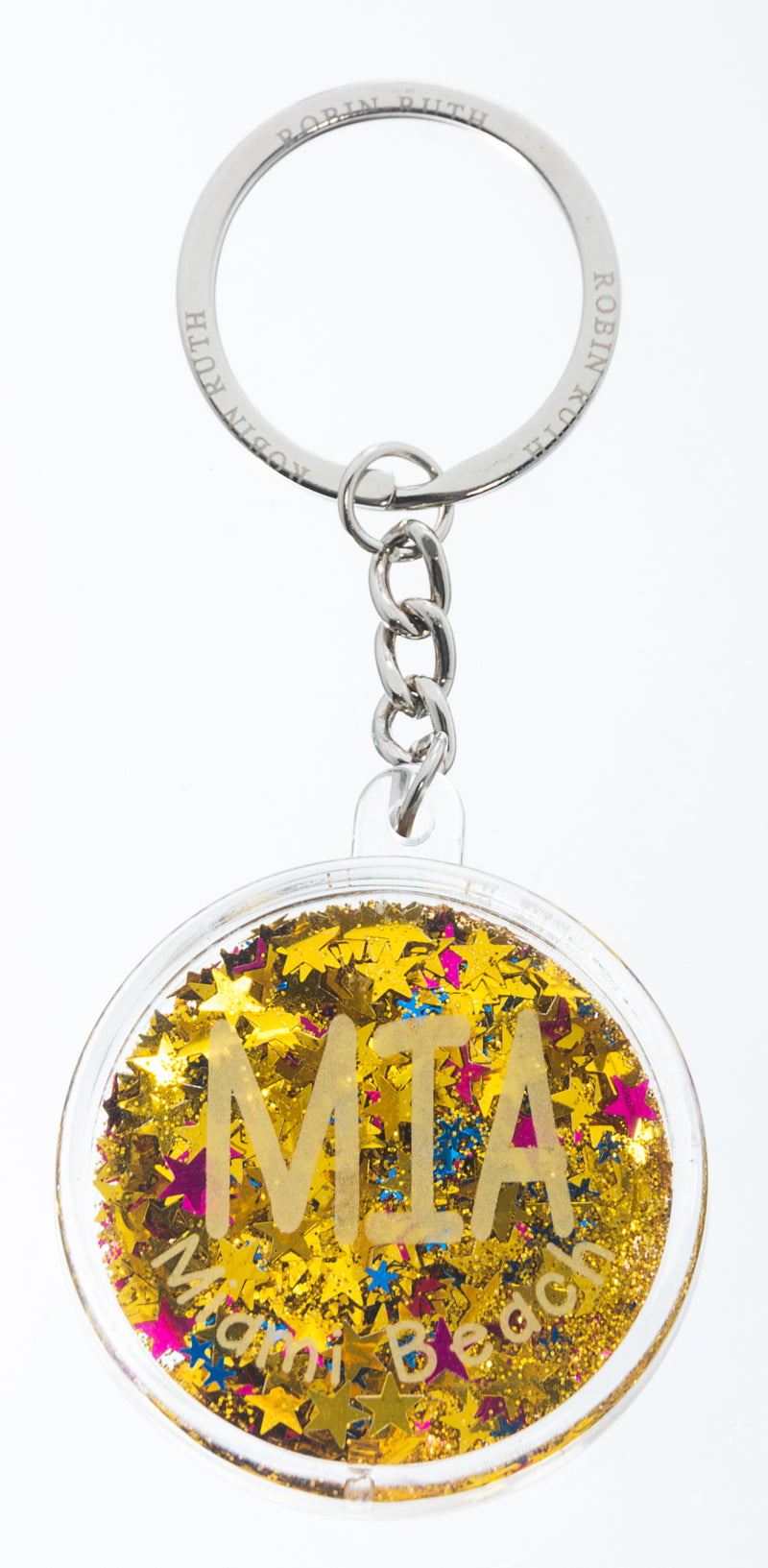 Glitter Keychain- Miami