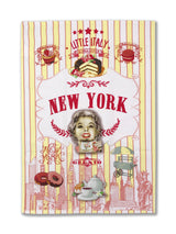 Hook and Hang- NY Vintage Gelato & Cupcake Kitchen Towel Pink