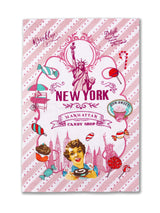 Hook and Hang- NY Sweet Candy Kitchen Towel Pink & Purple